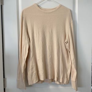 JCREW Men’s waffle long sleeve shirt